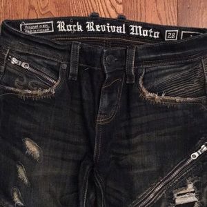 Rock Revival Moto Jeans